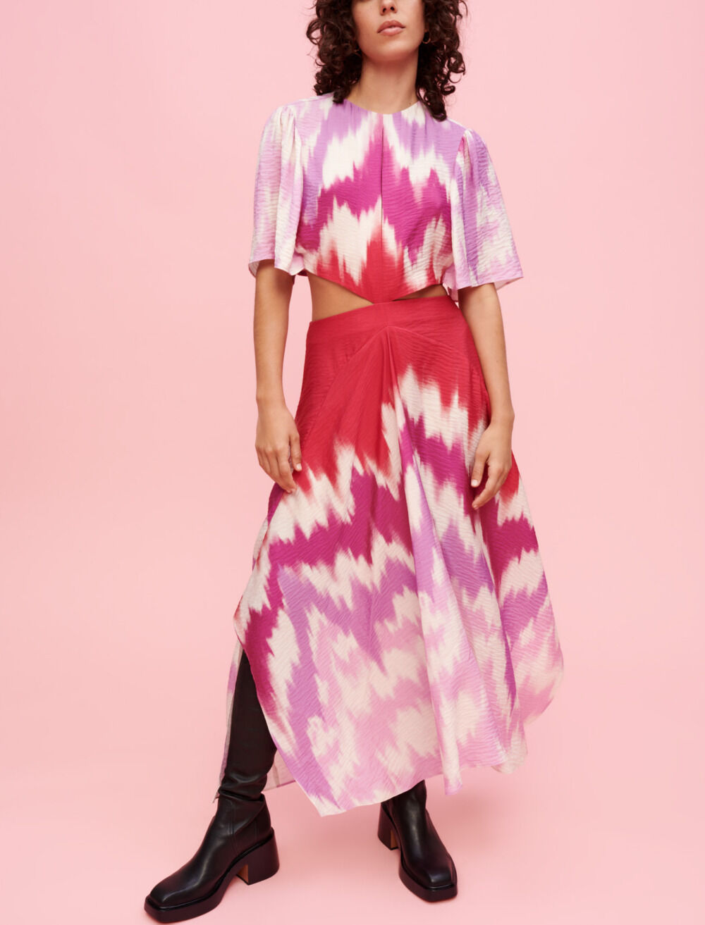 Robe maje tie and dye best sale
