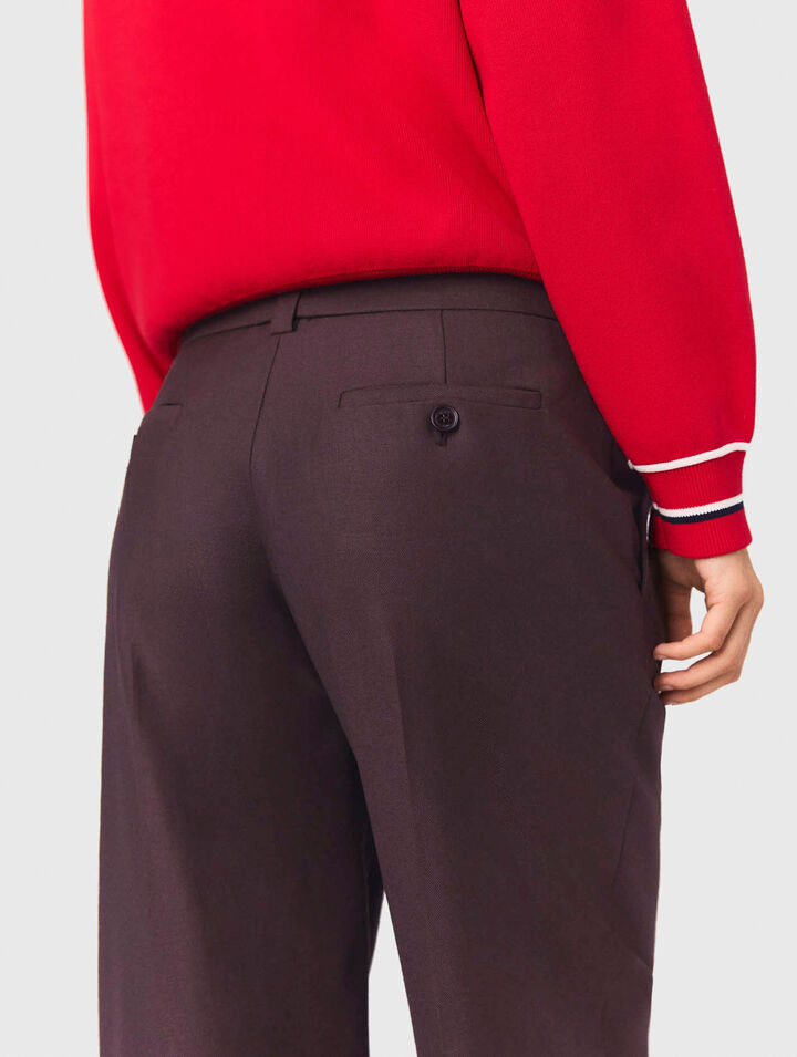 Pantalon de tailleur large
