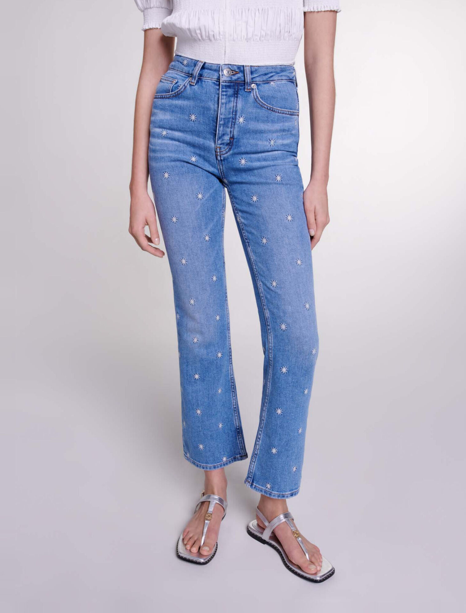 Embroidered jeans