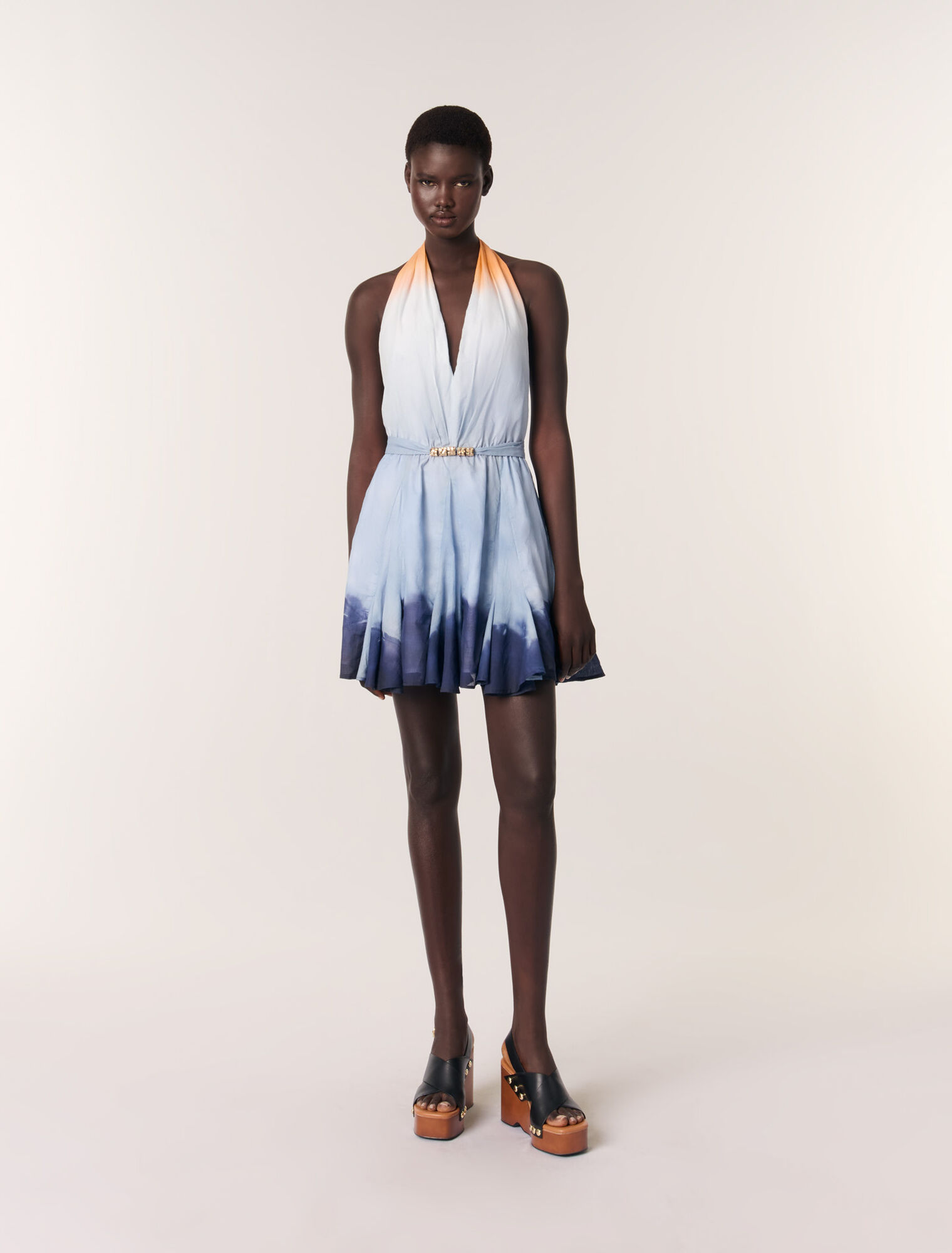 Robe courte tie & dye