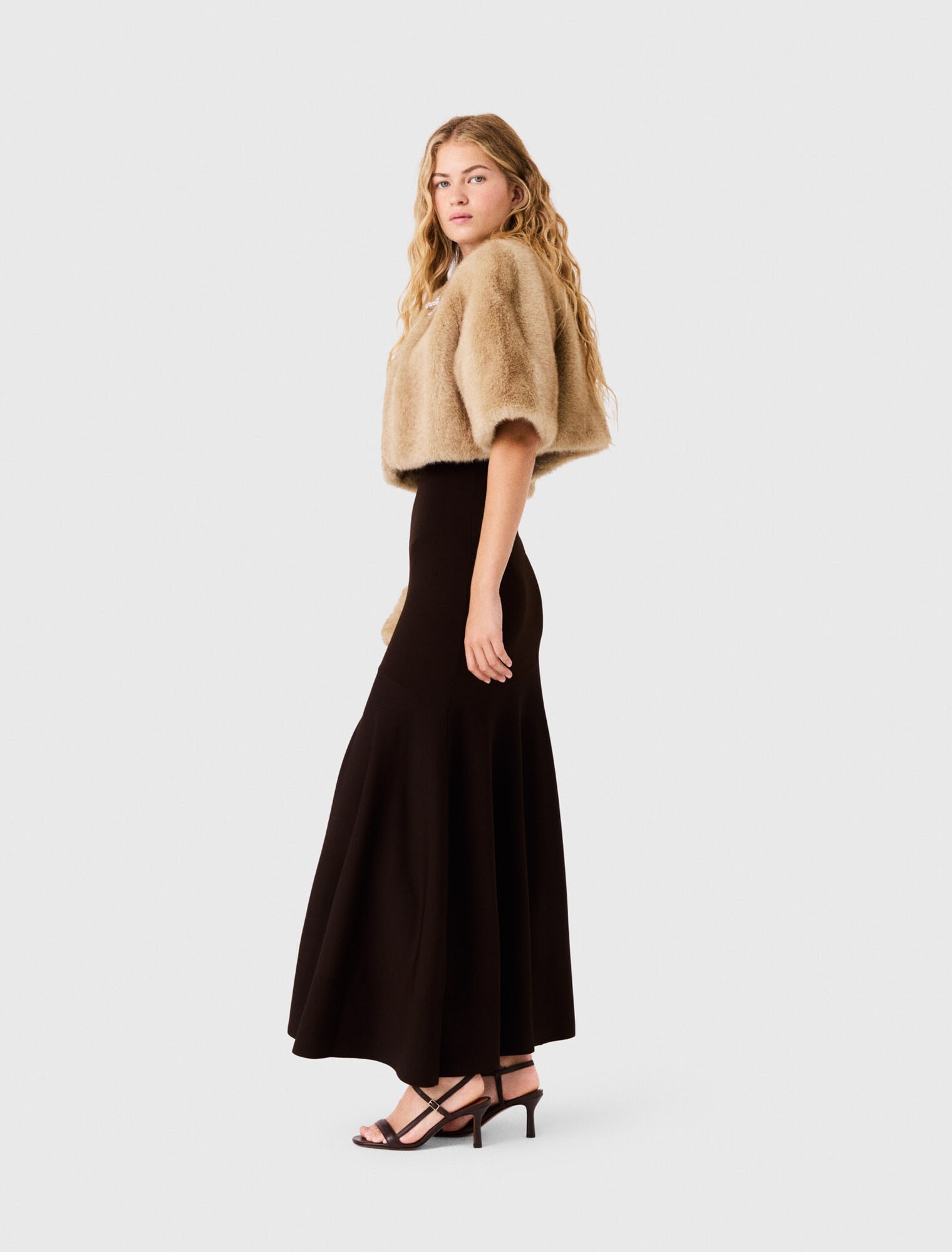 Short faux fur jacket