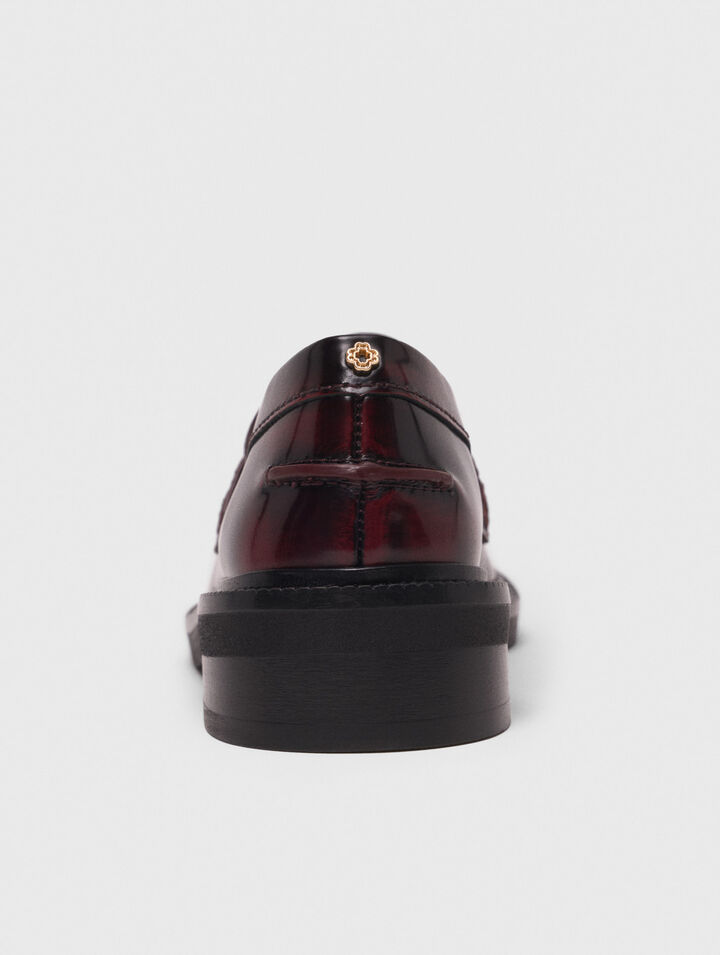 Mocassins en cuir