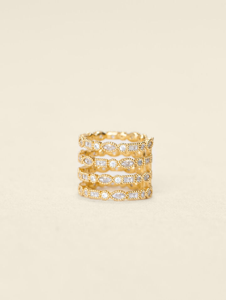 Stone-studded ring