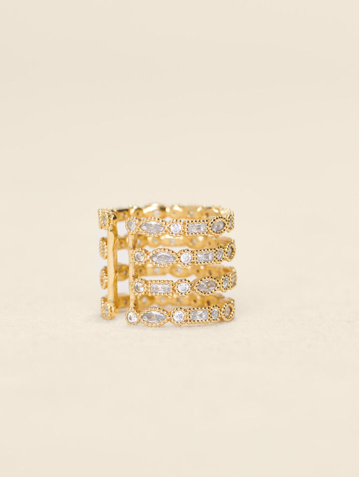 Stone-studded ring