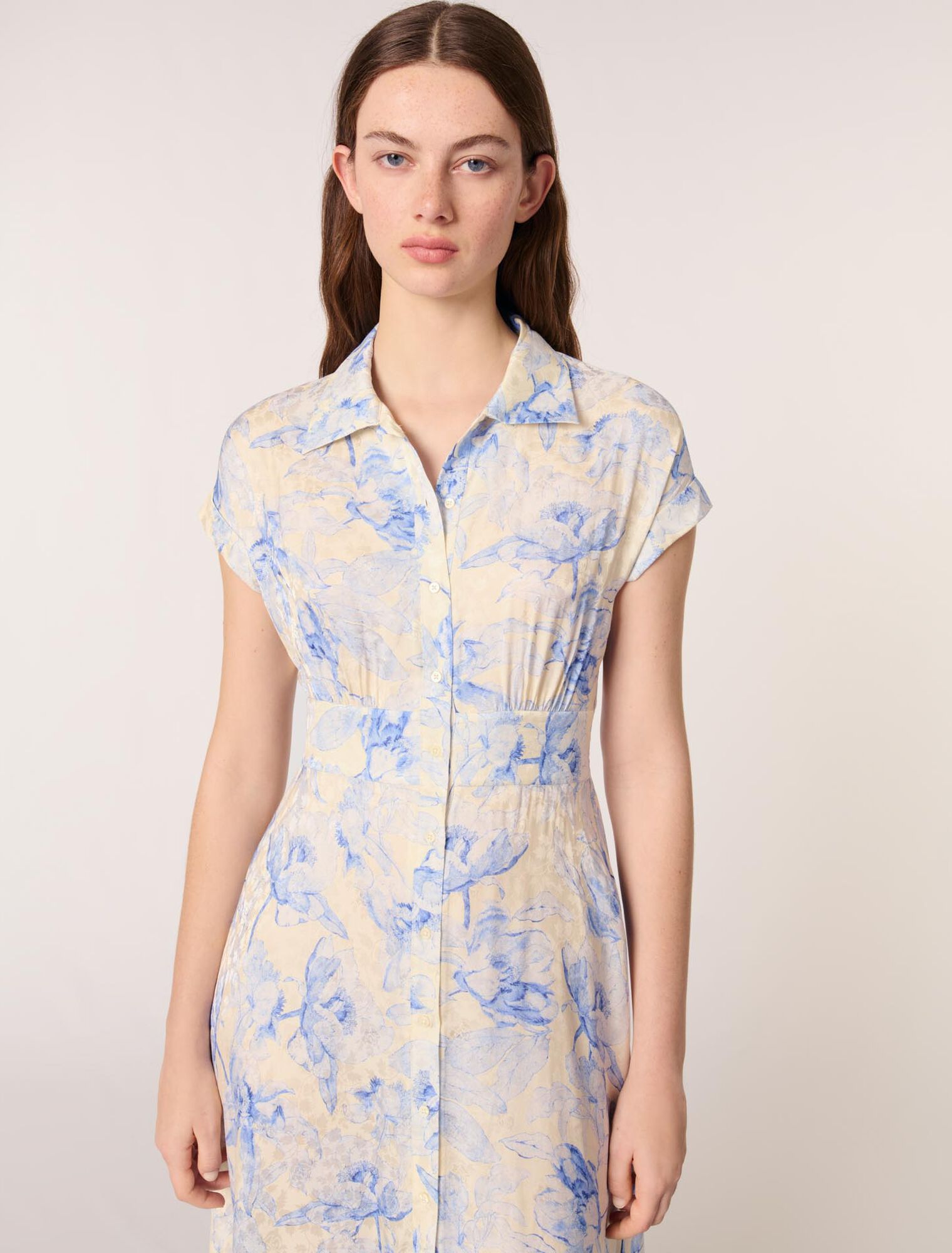 Robe longue imprimée