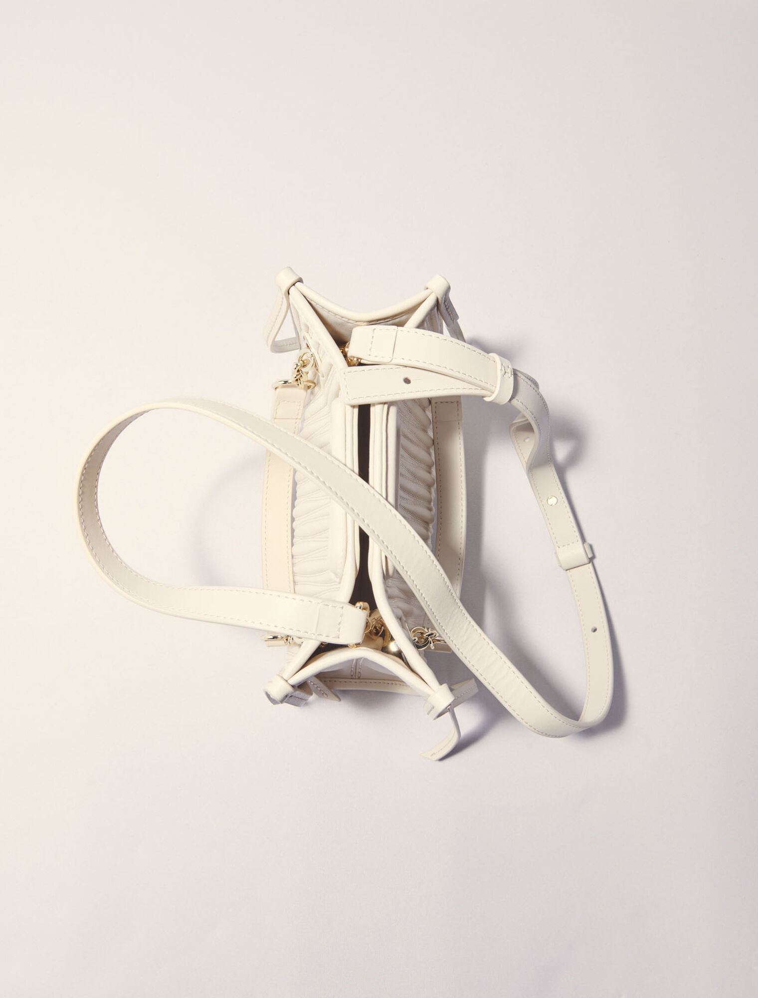 Mini cabas en cuir matelassé