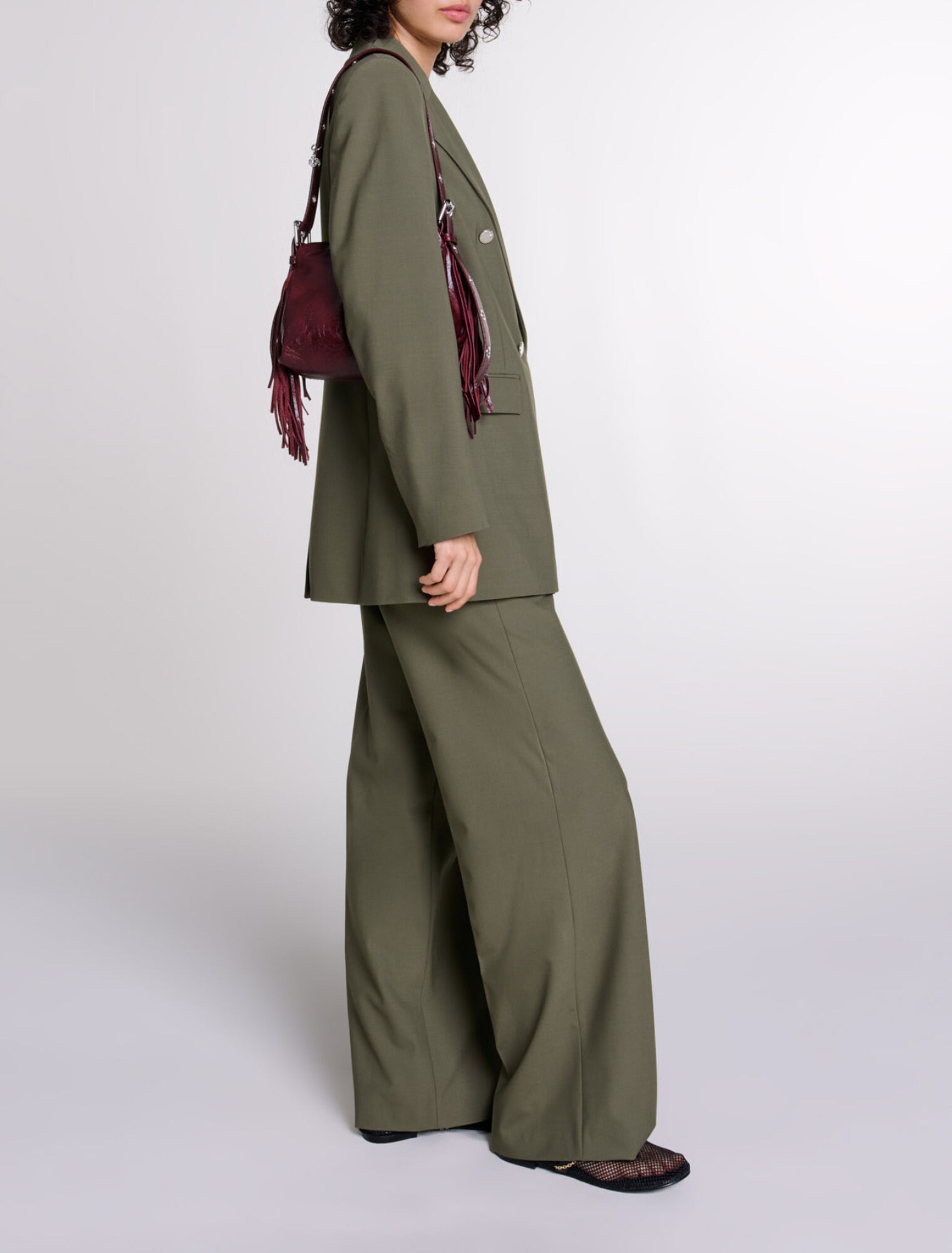 Veste de tailleur cintr&eacute;e