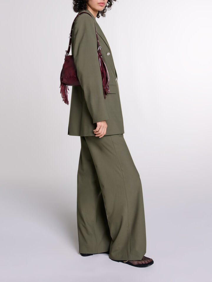 Slim-fit suit jacket