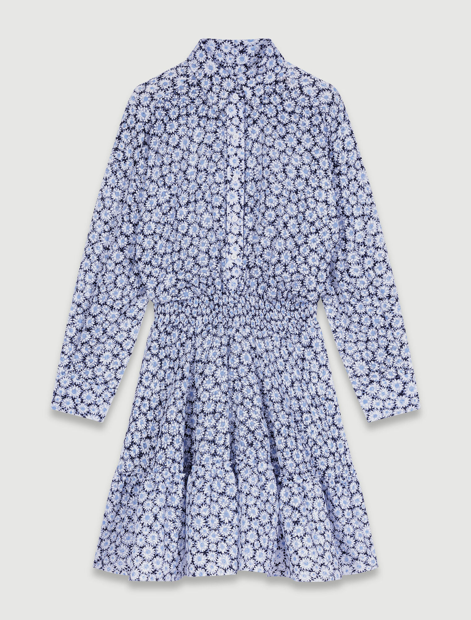 Robe courte fleurie