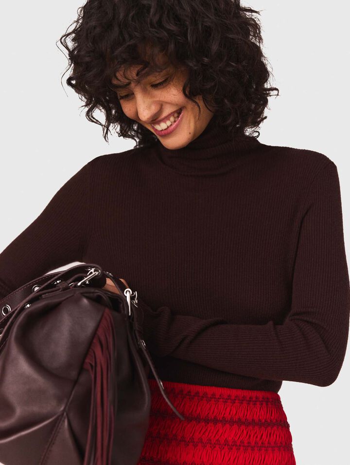 Pull en laine et soie