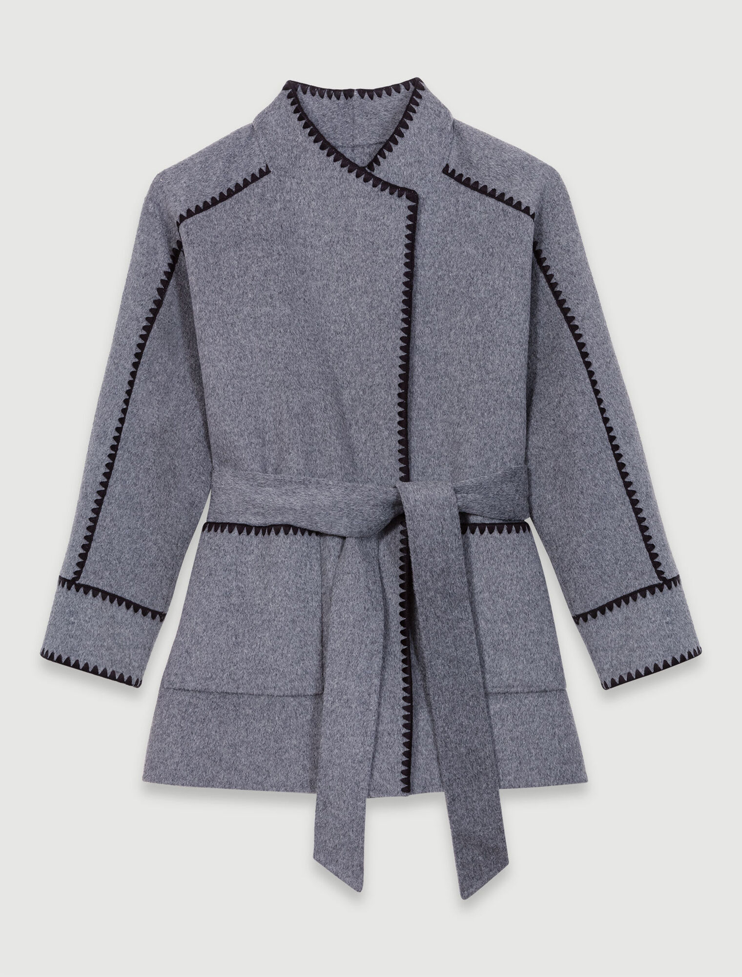 Manteau court double face