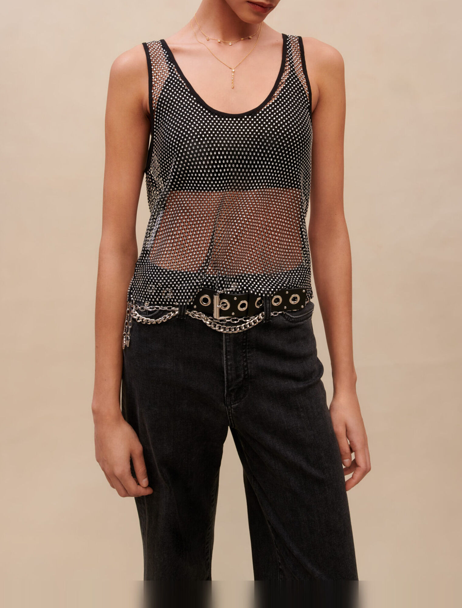 Diamanté top