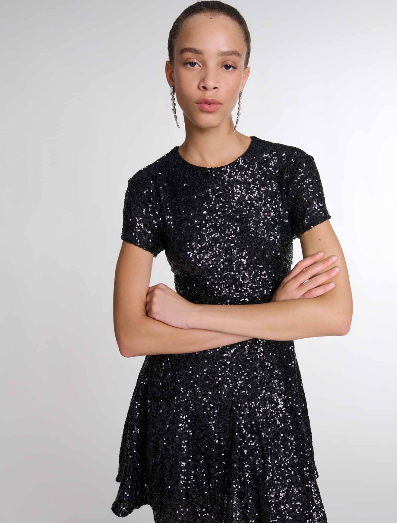 Short sequin dress