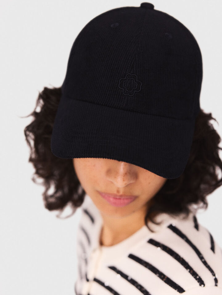 Corduroy cap