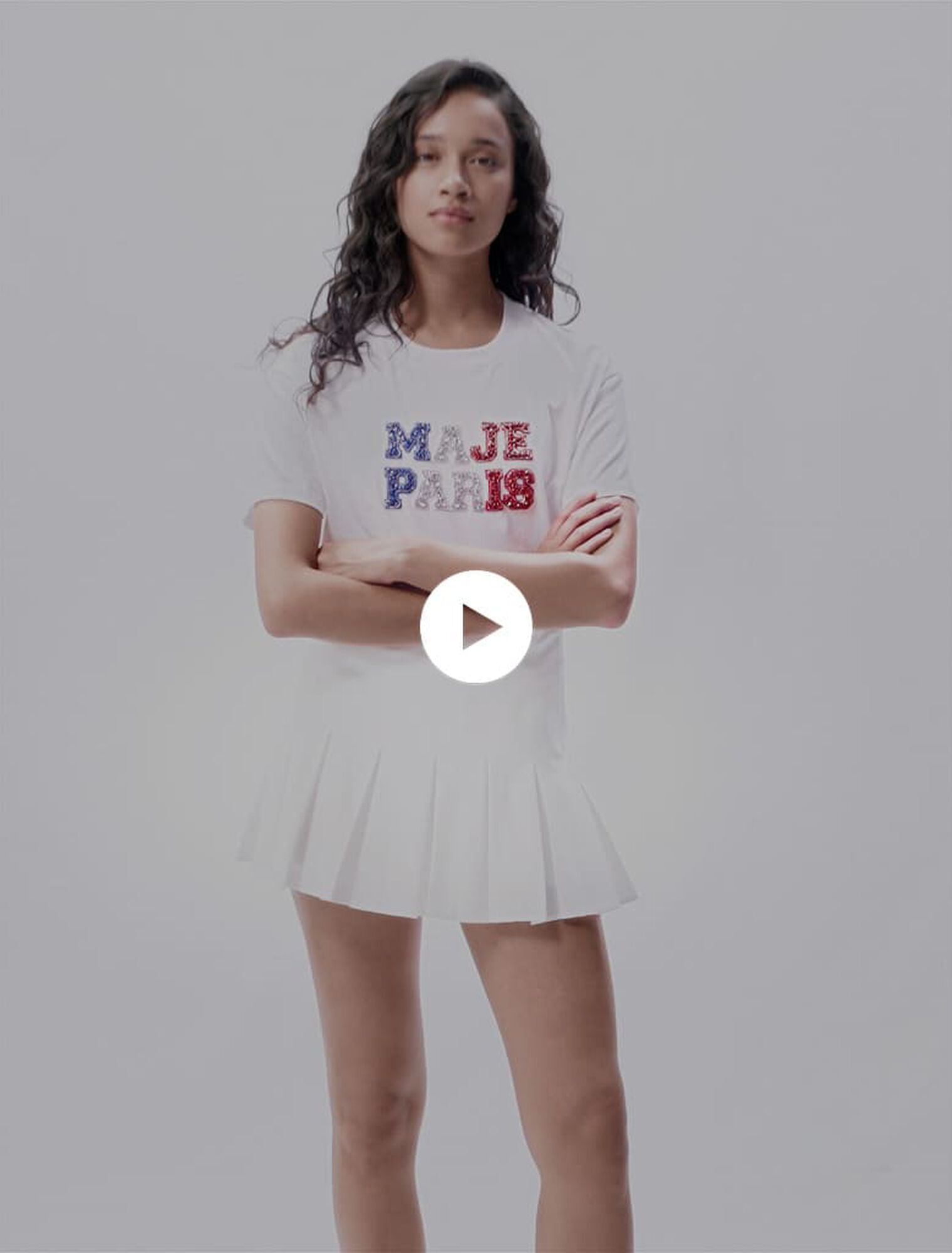 Jupe tennis courte