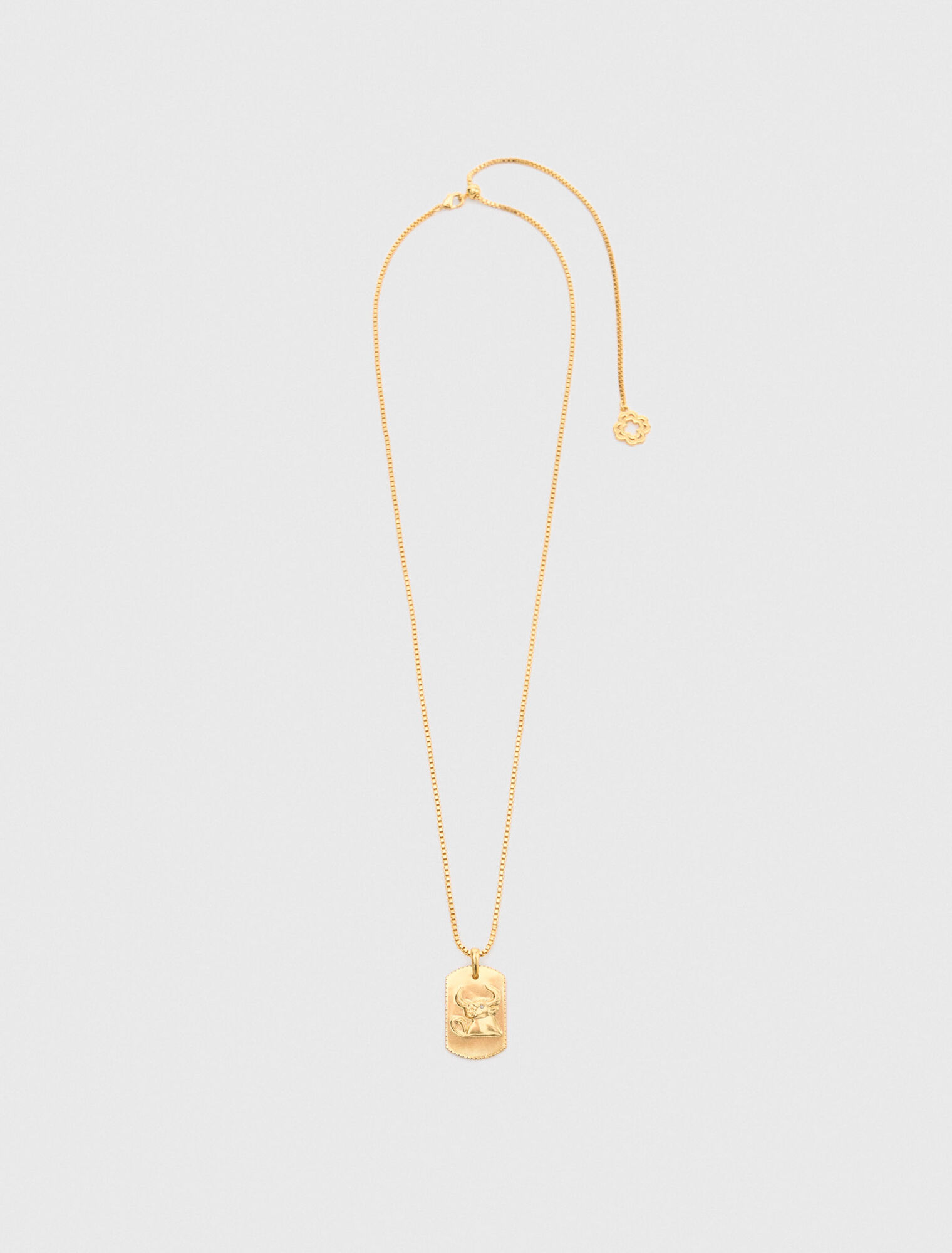 Collier plaque signe du zodiaque
