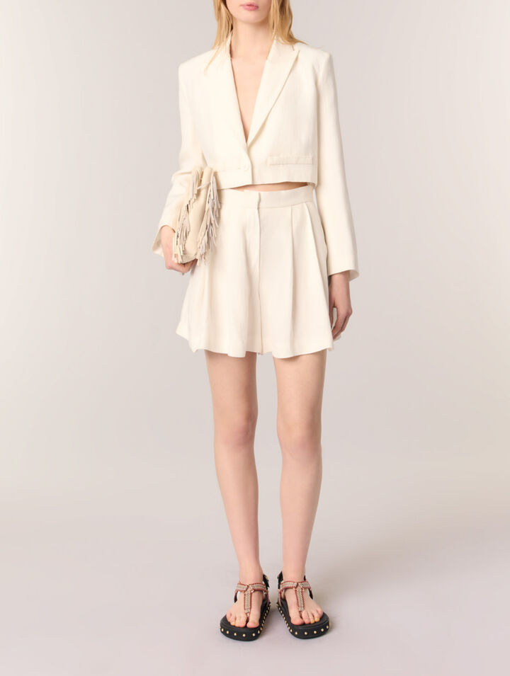 Veste de tailleur courte