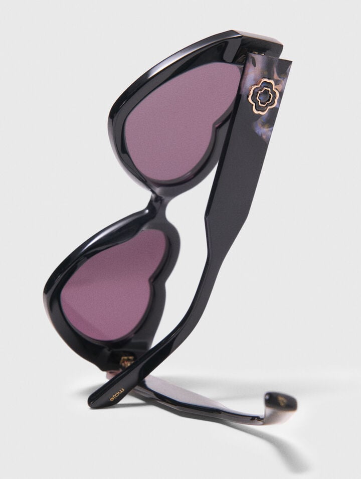 Lunettes de soleil cœur