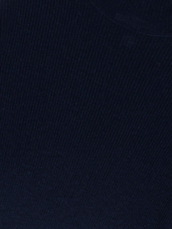 Second-skin high-neck jumper