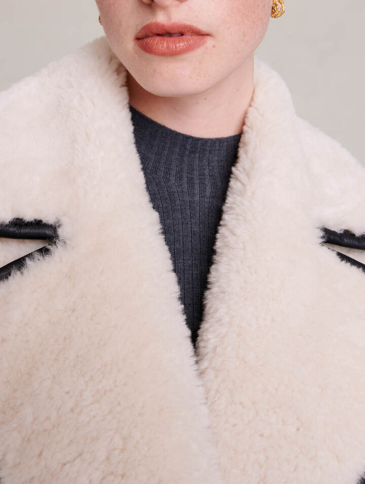 Short faux fur coat