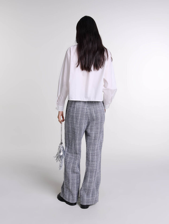 Pantalon en tweed