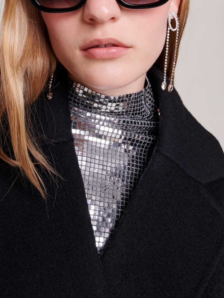 Manteau court noué