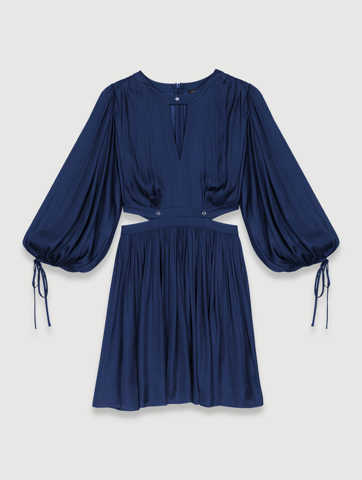 Short satin dress