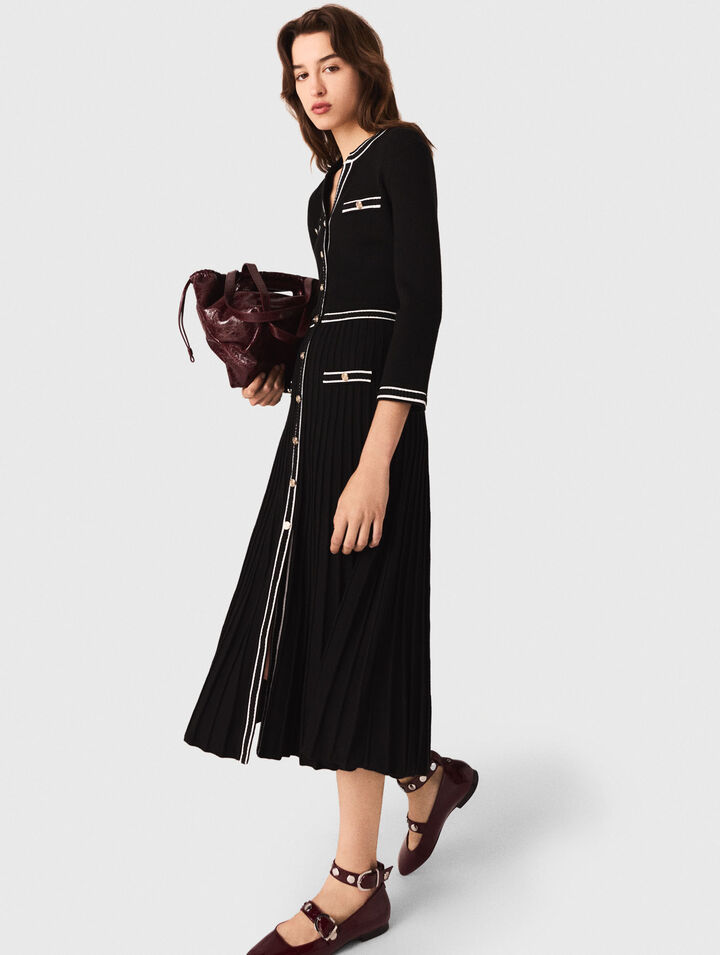 Knit midi dress