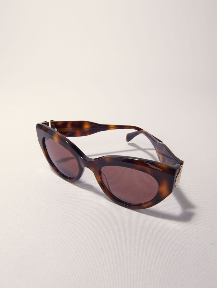 Lunettes cat eye en acétate
