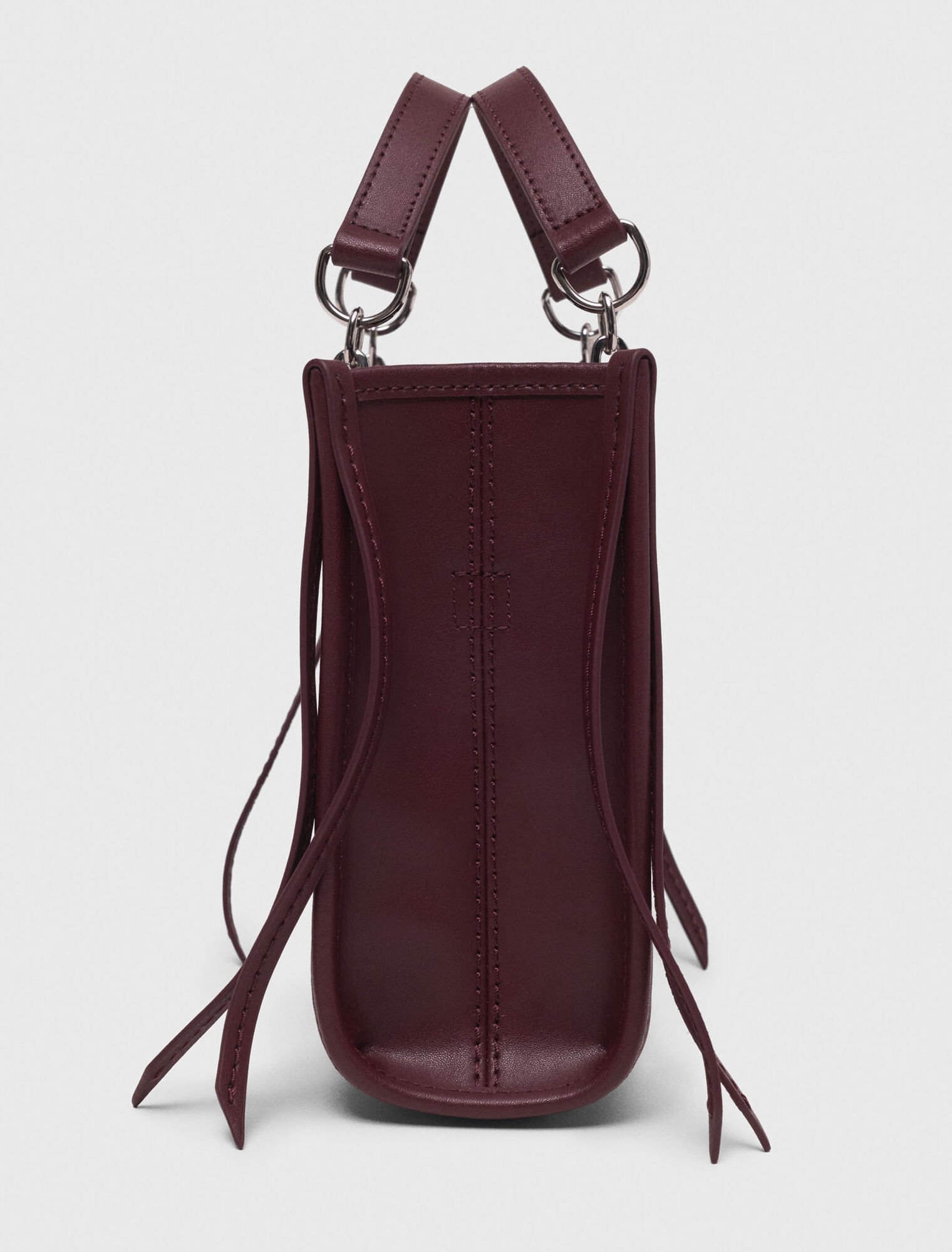 Mini cabas en cuir matelassé