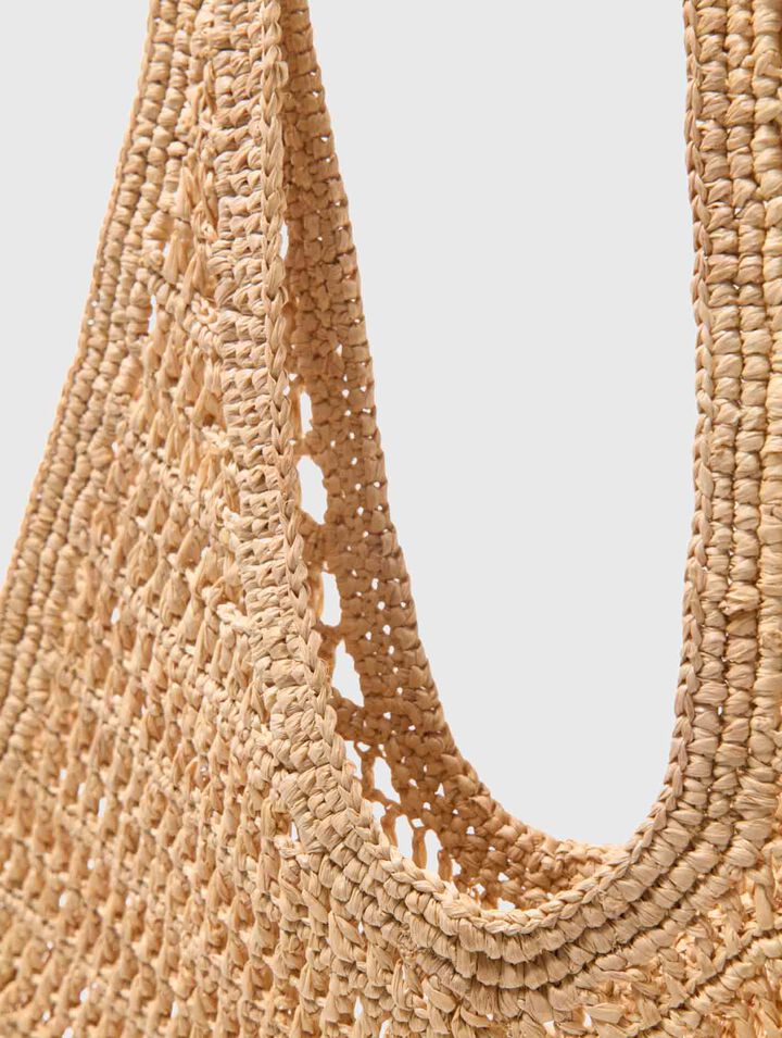 Tote bag en raphia