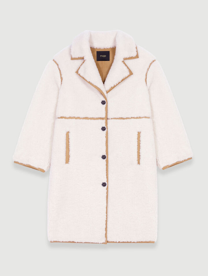 Long patchwork coat