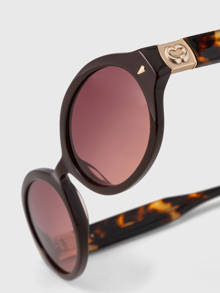 Lunettes ovales en ac&eacute;tate