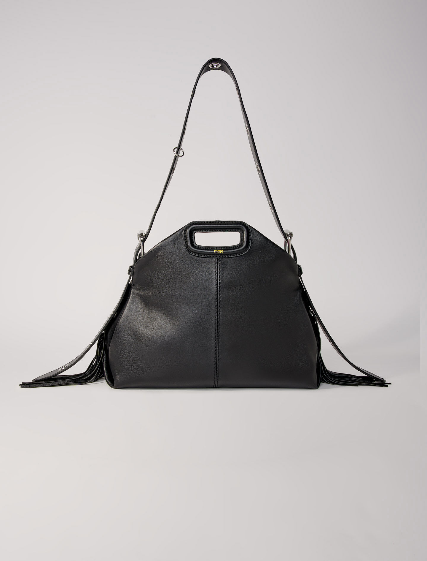 Sac Miss M en cuir lisse Miss M Classiques Maje