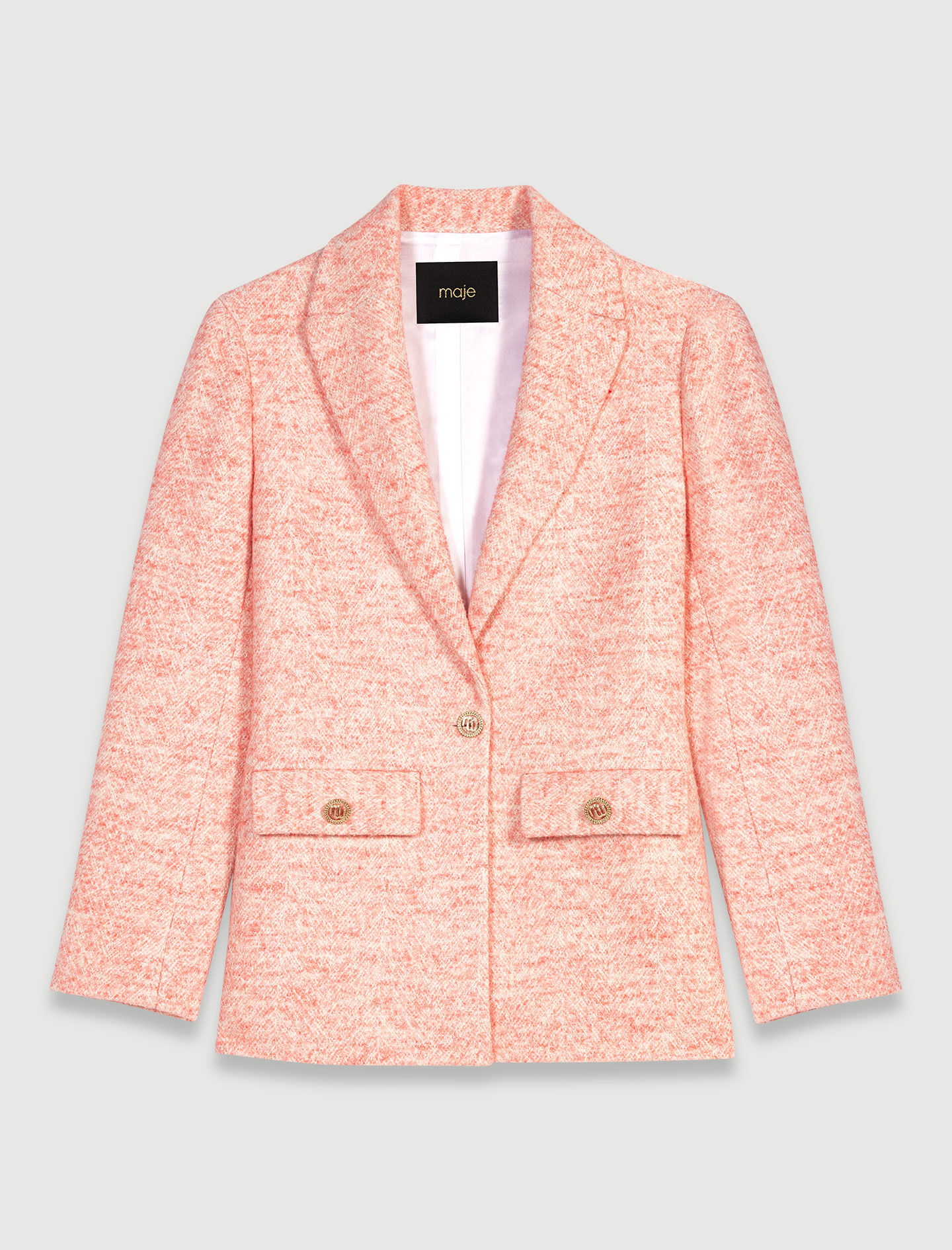Maje pink suit clearance