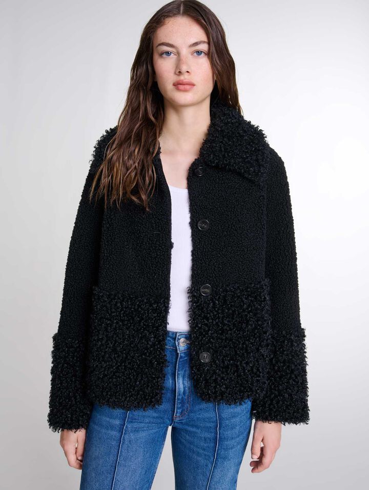 Veste en bouclette