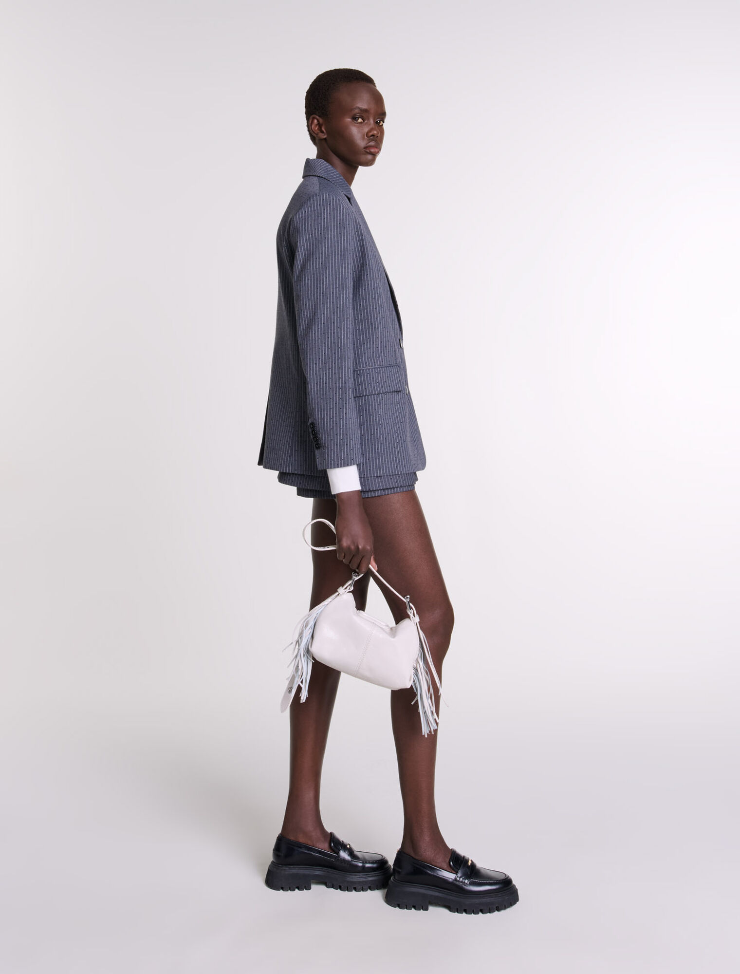 Sac Miss M mini en cuir craquelé