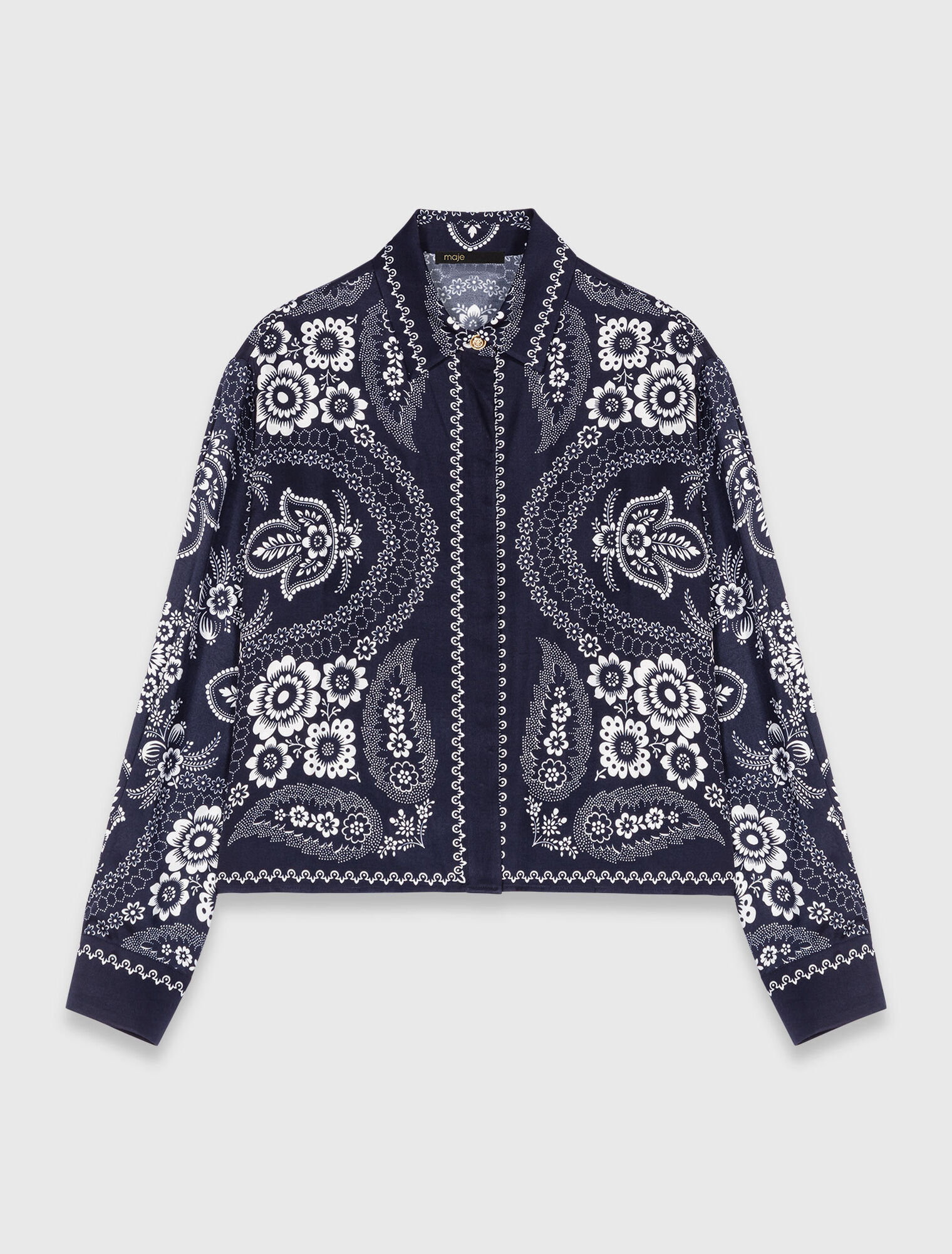 Chemise fluide imprimée