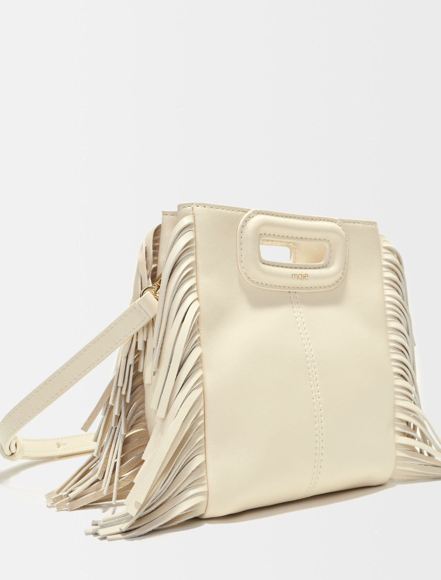 Sac M mini en cuir lisse