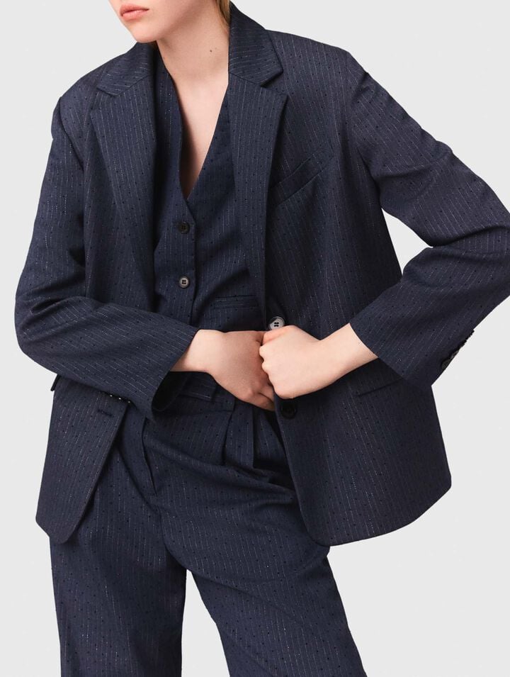 Rhinestone suit jacket