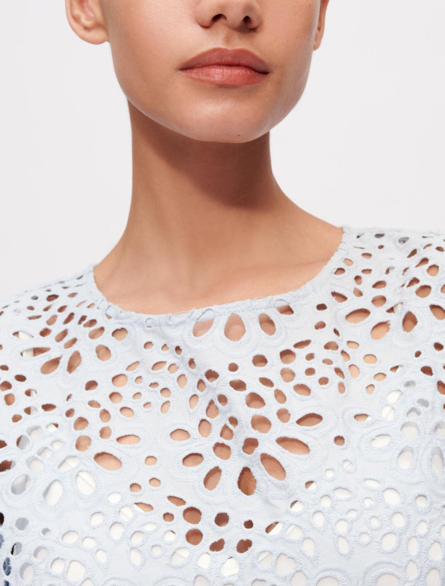 Robe en guipure dos nu