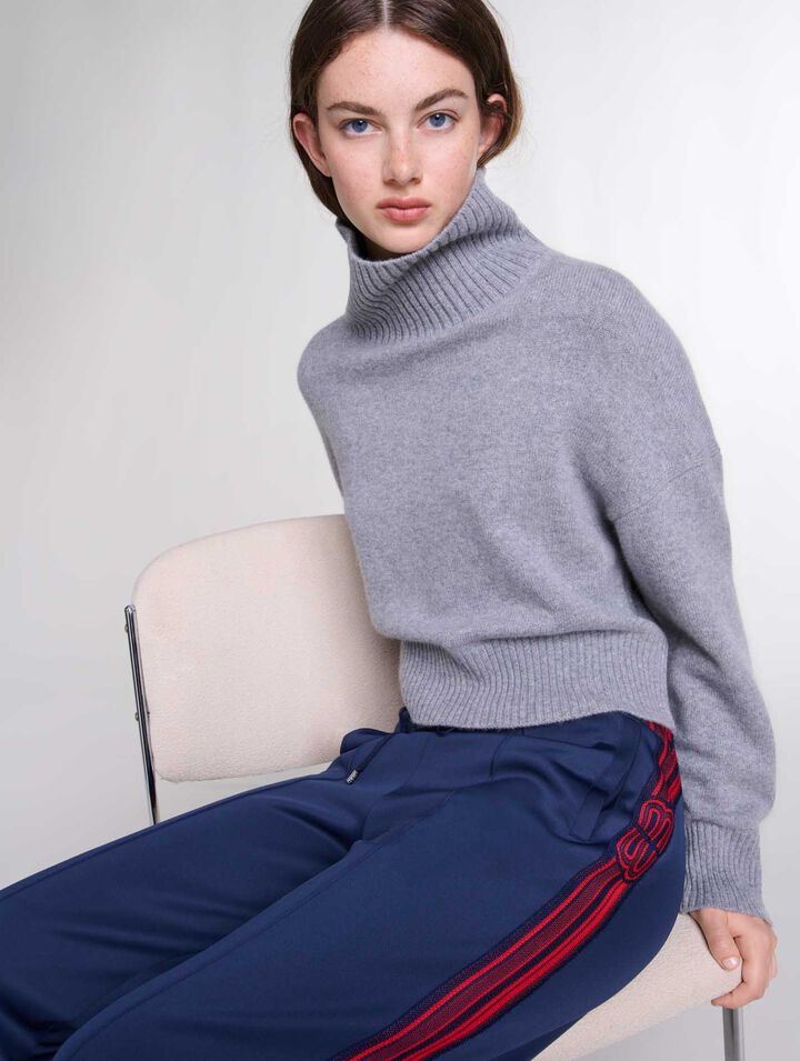 Striped trousers