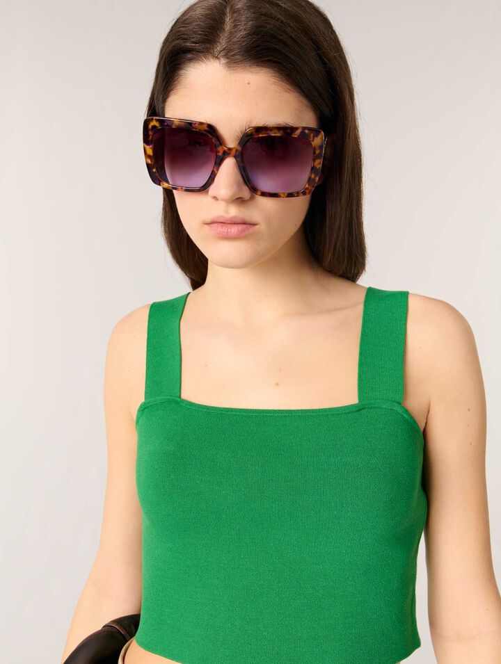 Crop top en maille