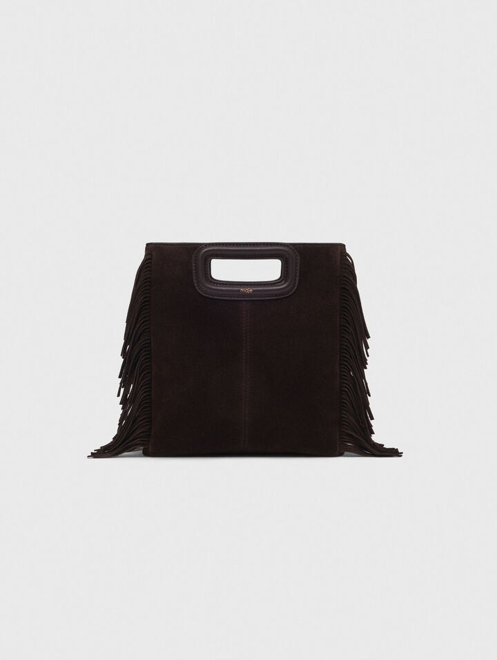 Sac M en cuir suède