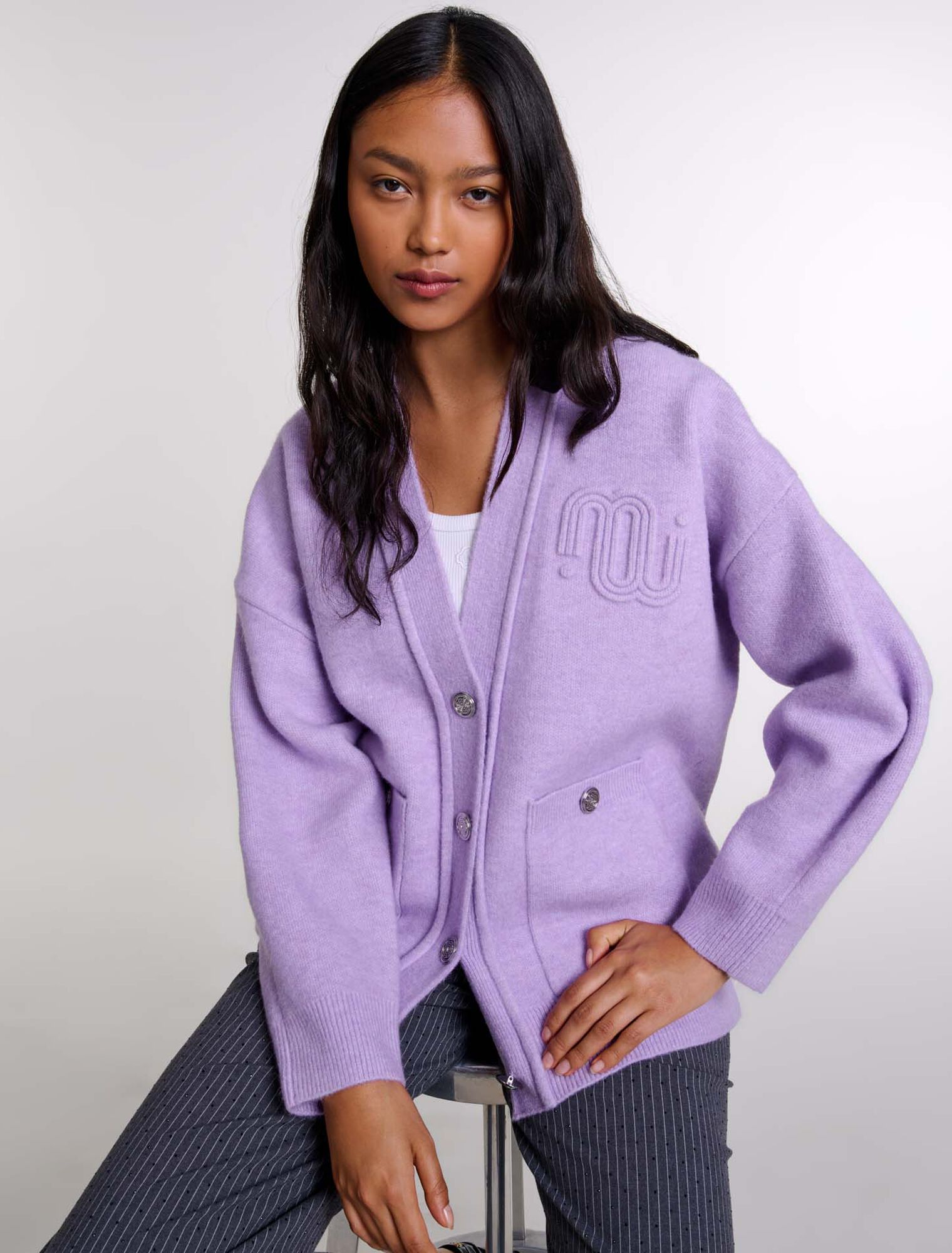 Longline cardigan