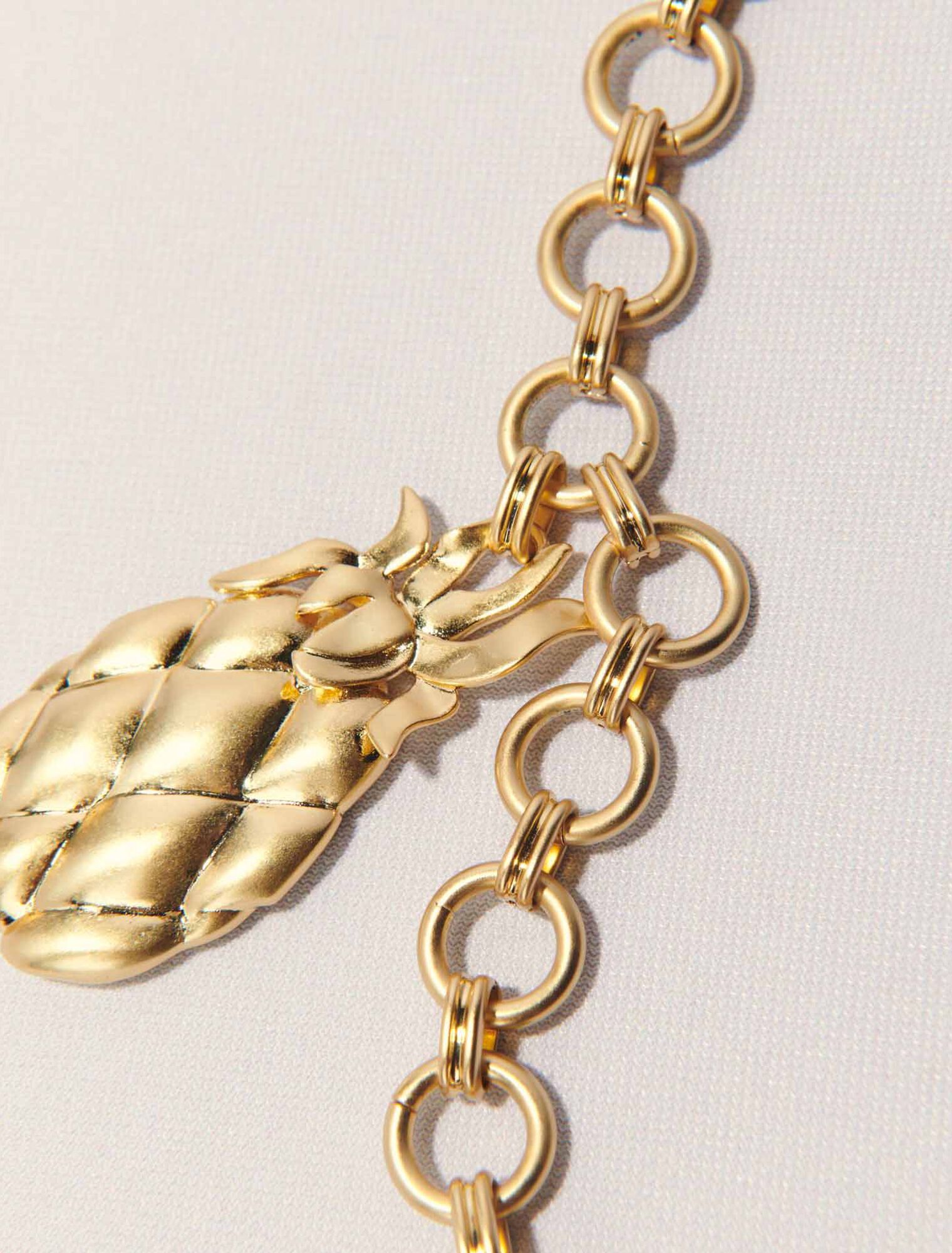 Pineapple long necklace