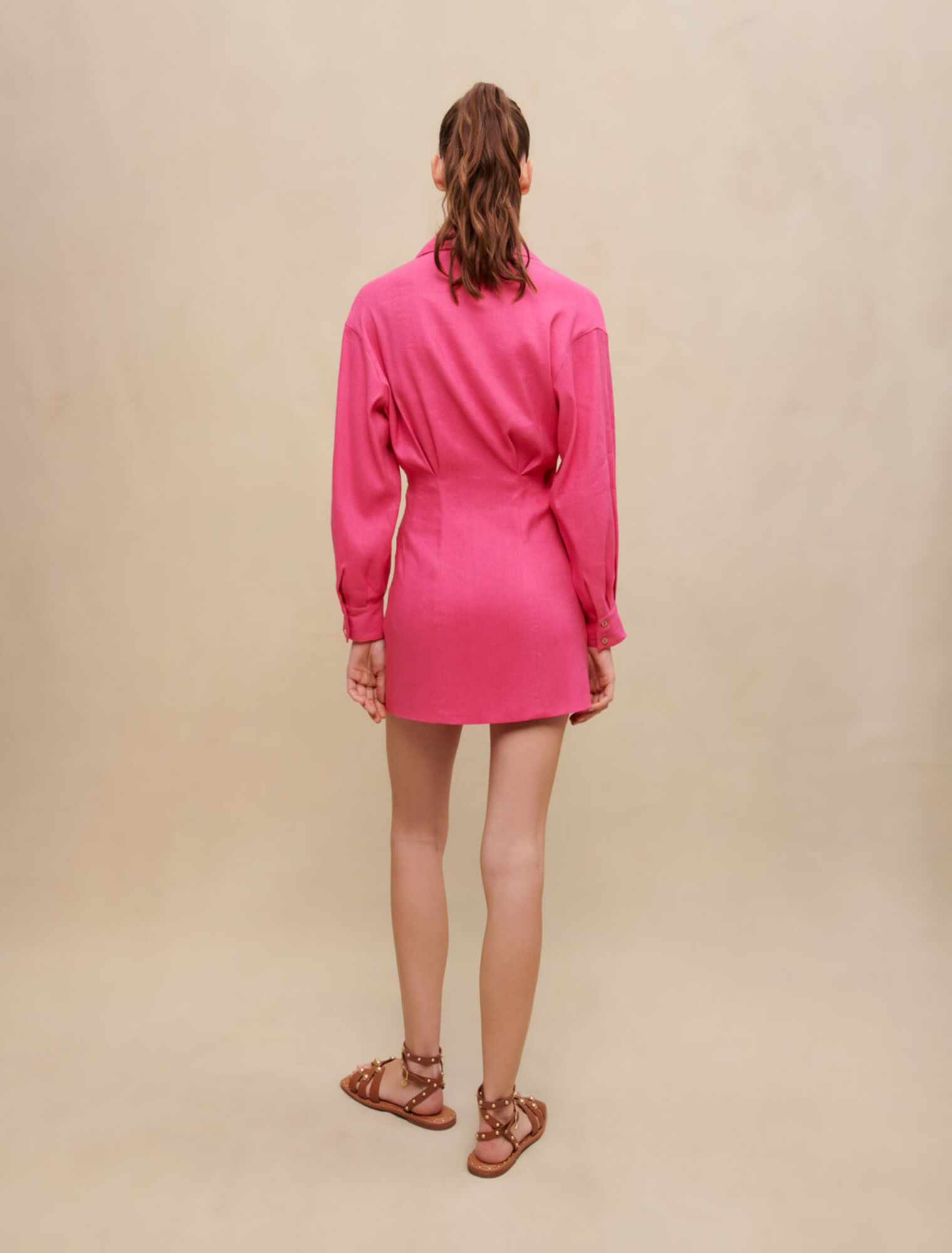 Short draped dress