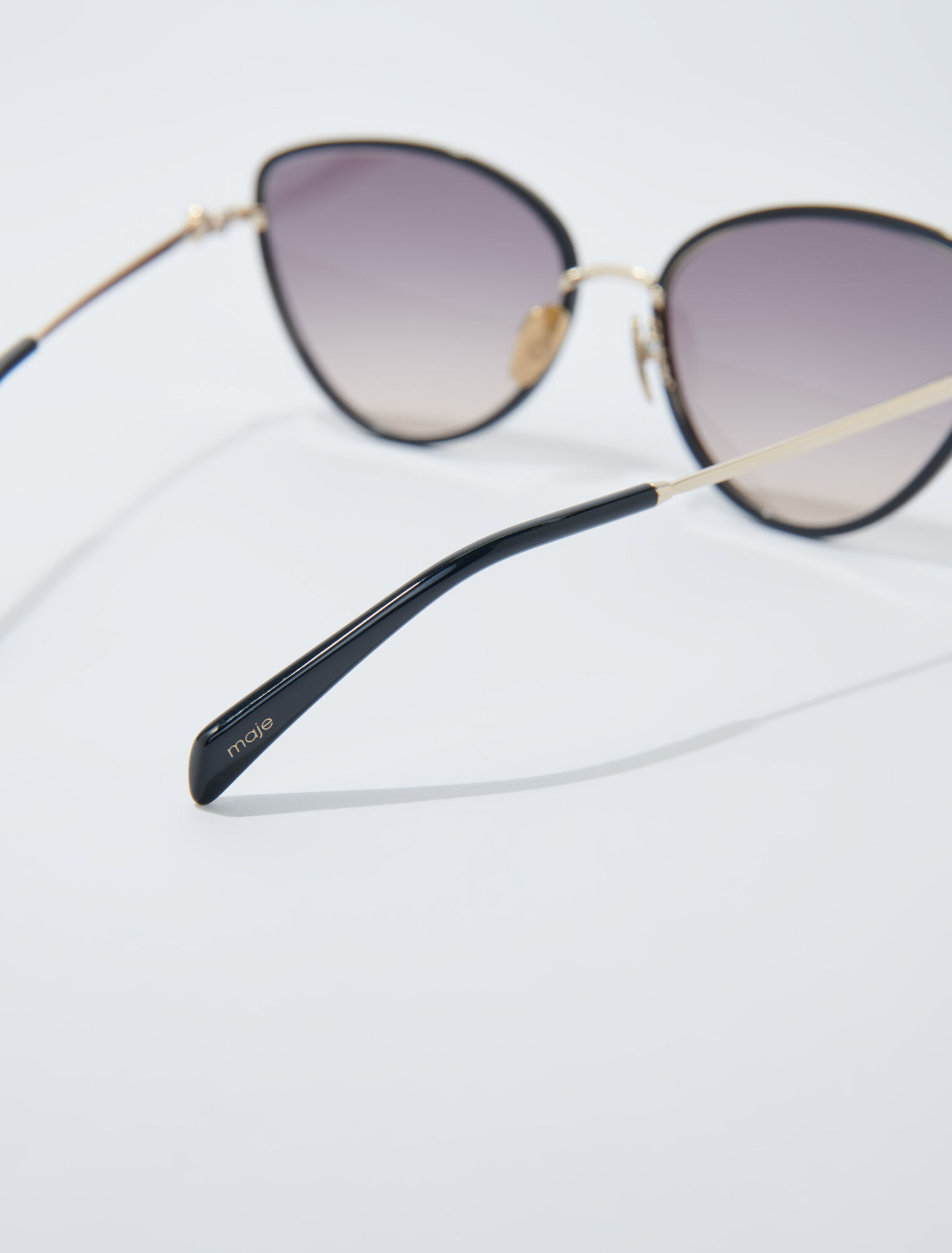 Metal cat eye glasses