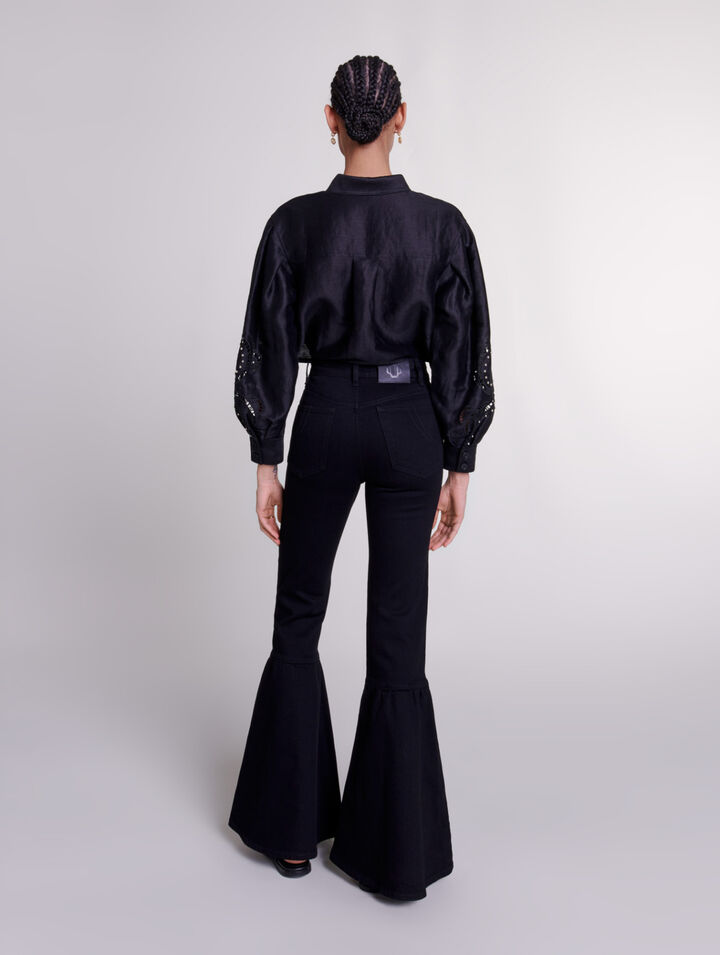 Flared jeans