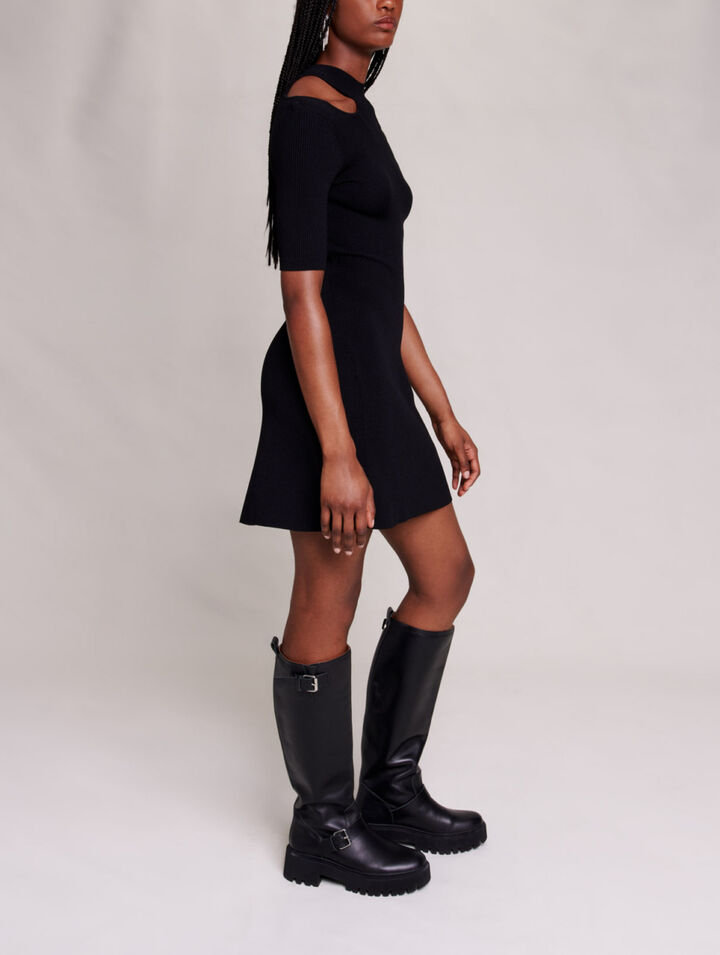 Cutaway short dress